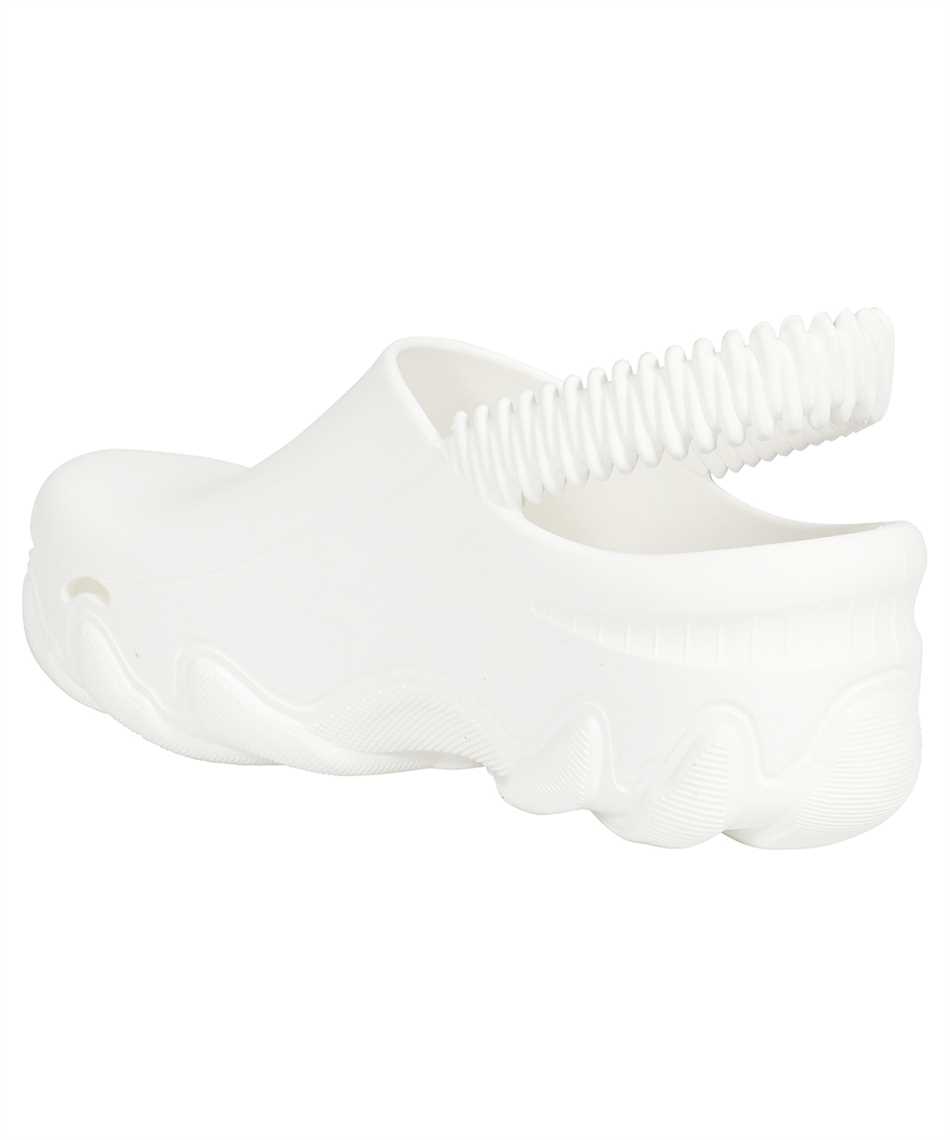 GCDS Ibex Logo detail rubber mules Wit