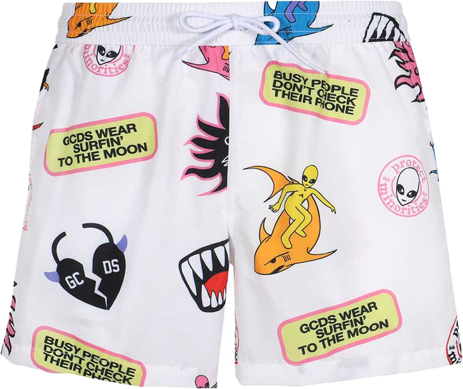 GCDS Swim shorts Wit