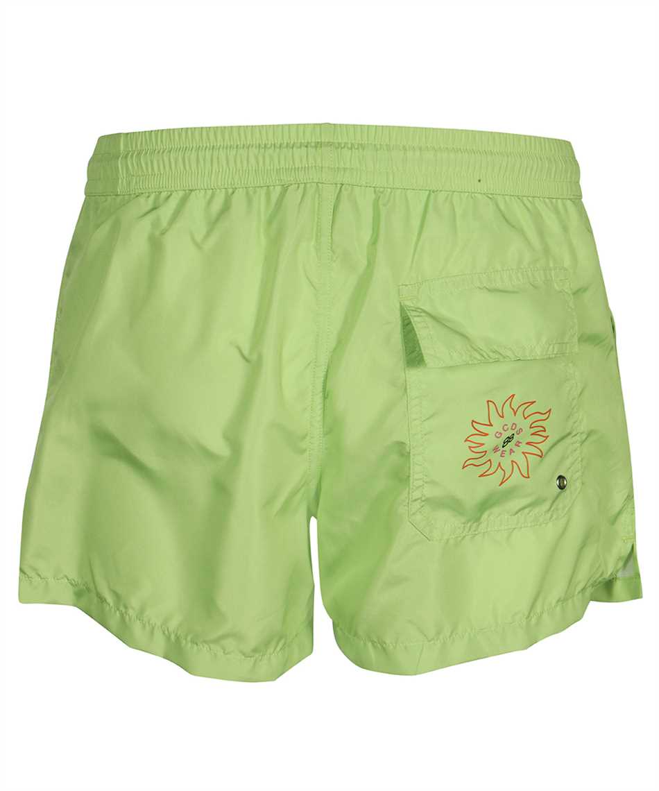 GCDS Nylon swim shorts Groen