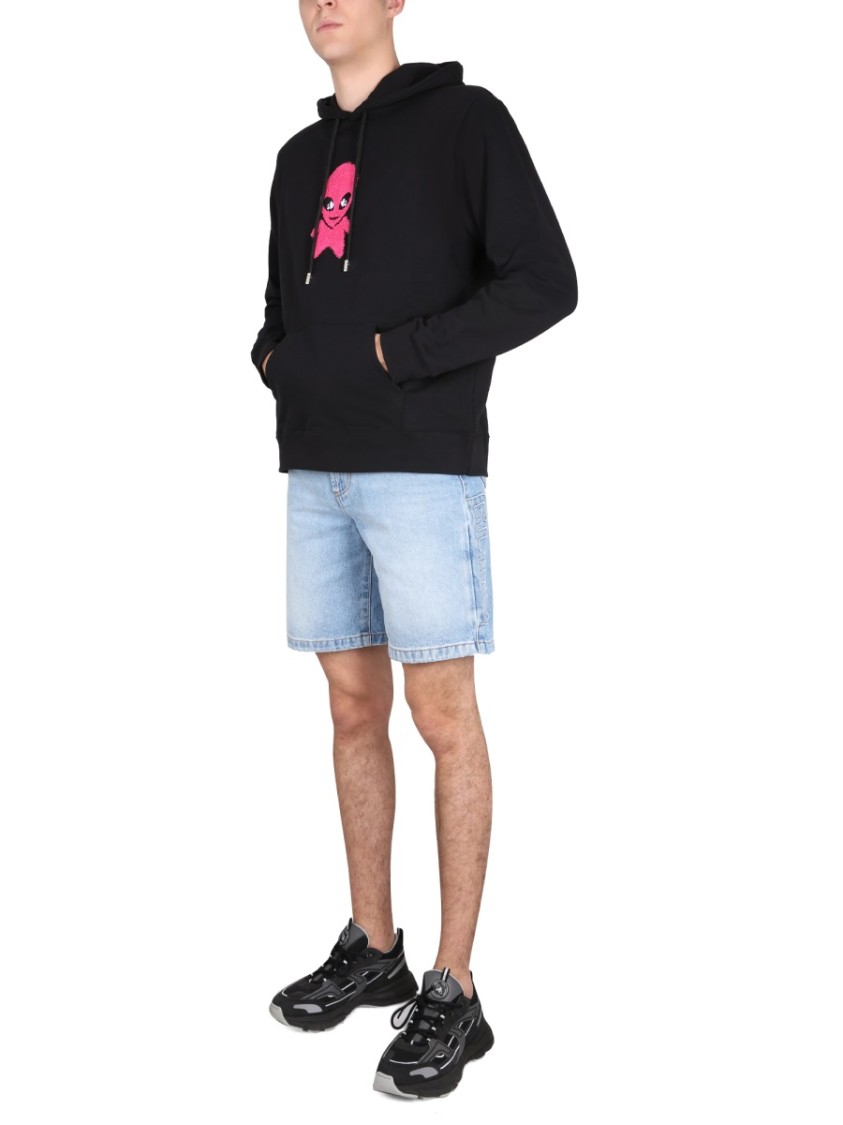 GCDS "Wirdo" Sweatshirt Zwart