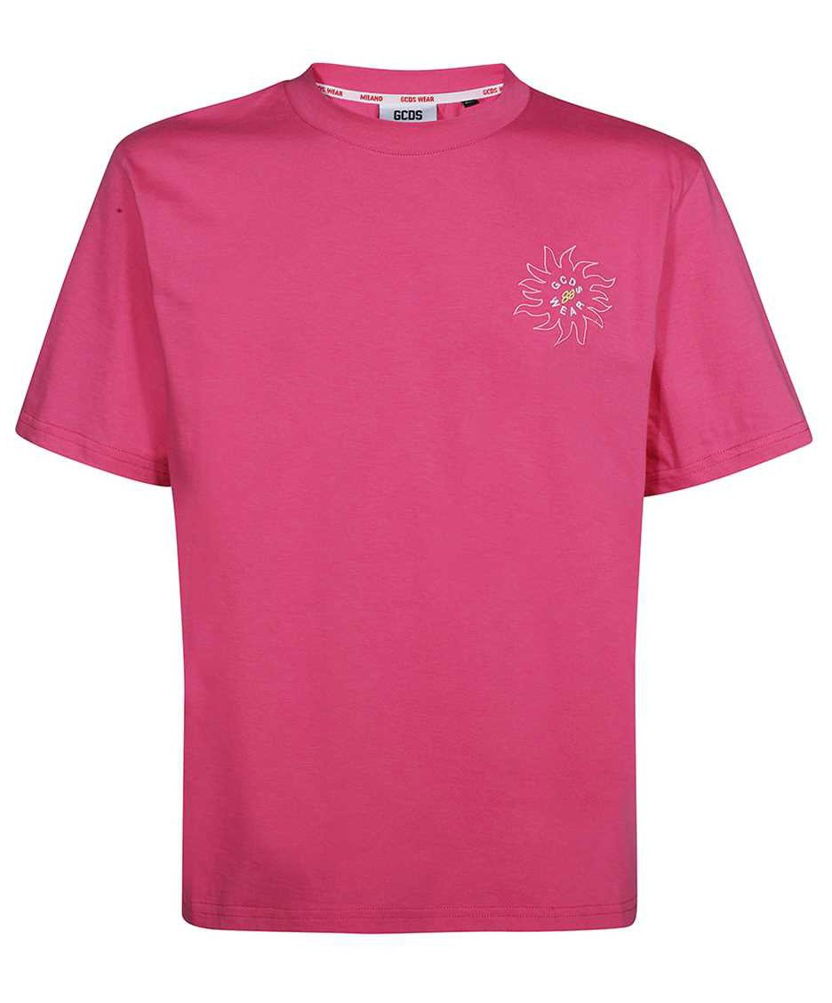 GCDS Cotton T-shirt Roze