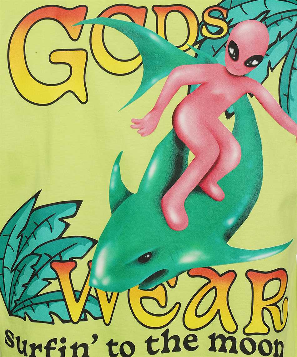 GCDS Cotton T-shirt Groen