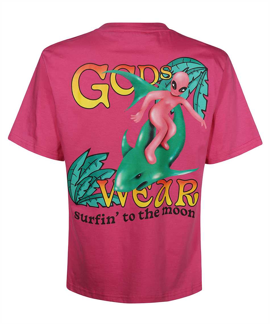 GCDS Cotton T-shirt Roze