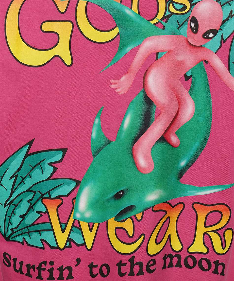 GCDS Cotton T-shirt Roze