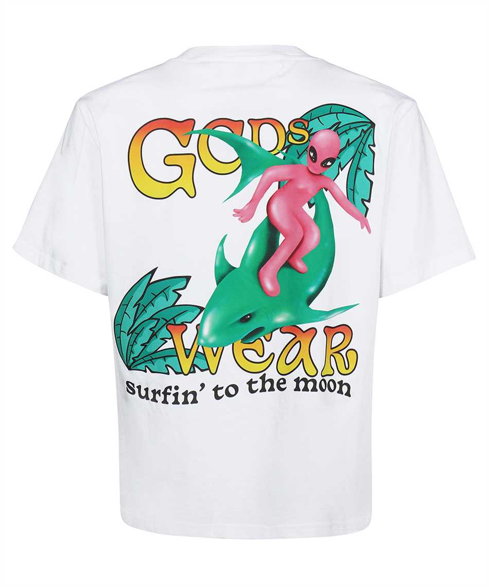 GCDS Cotton T-shirt Wit