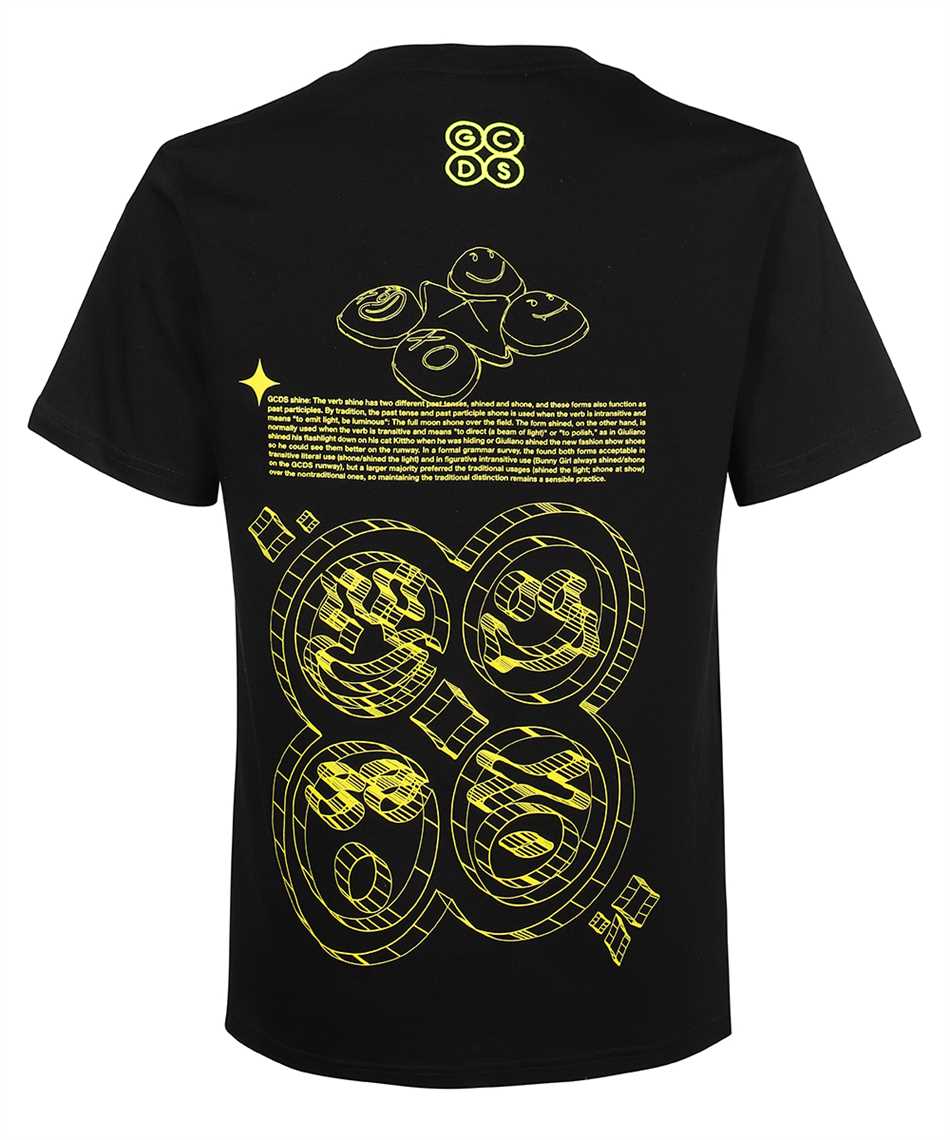 GCDS Cotton T-shirt Zwart