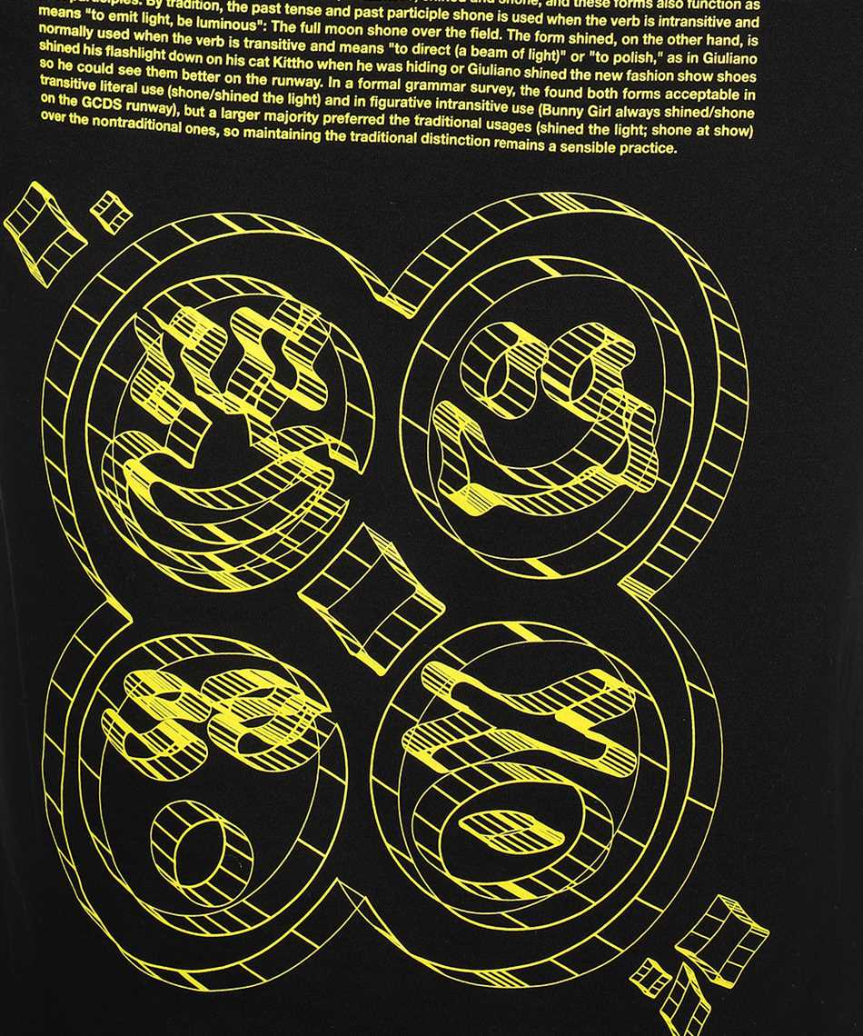 GCDS Cotton T-shirt Zwart