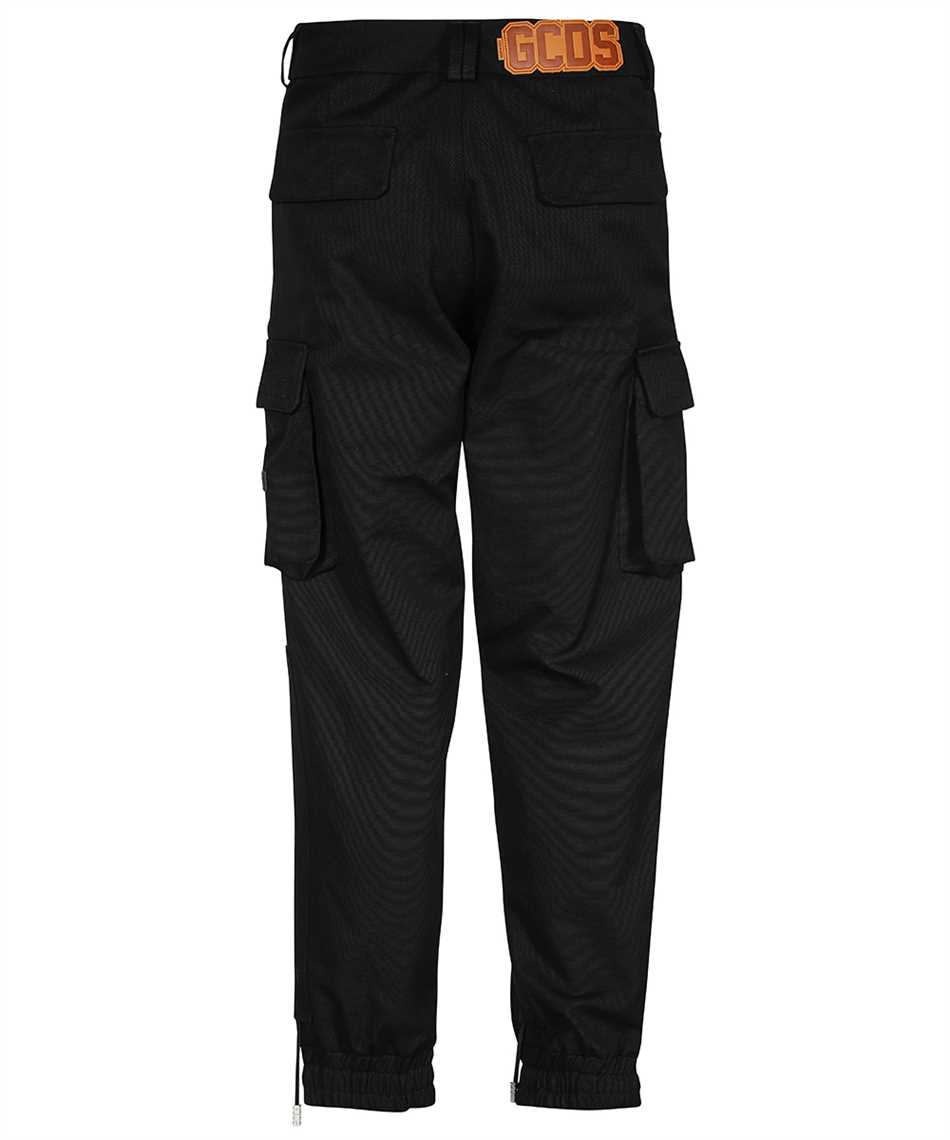 GCDS Logo print sweatpants Zwart