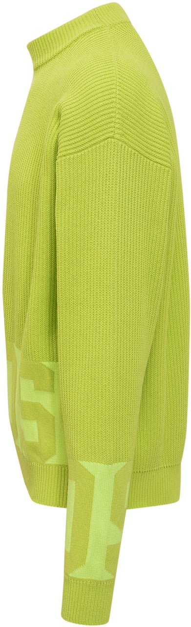 GCDS Maglione Low Band Groen