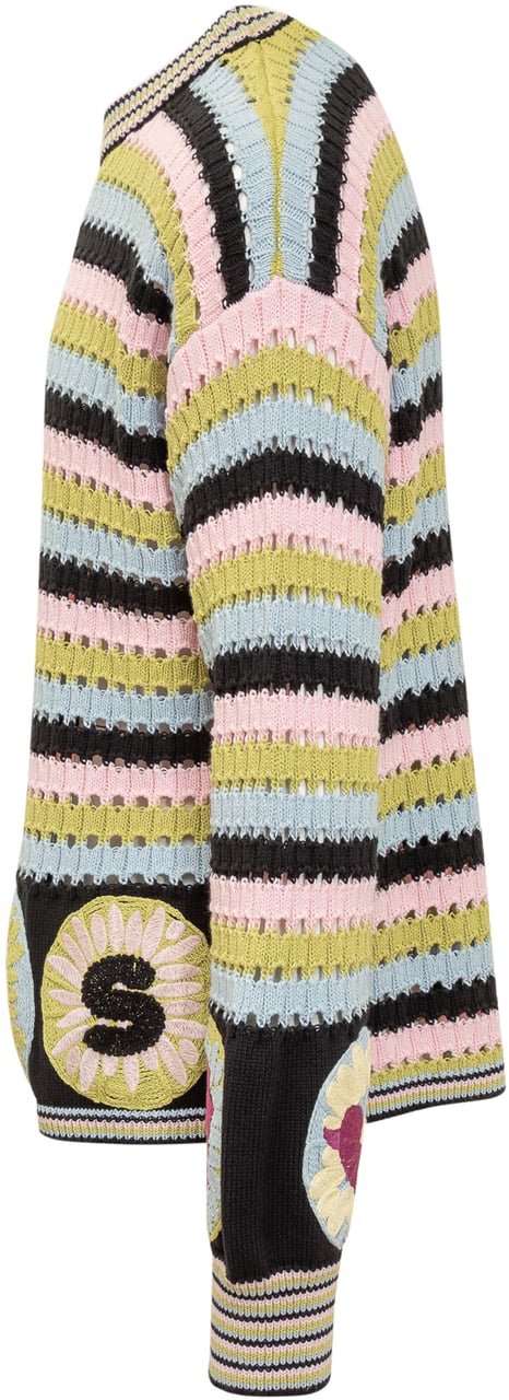 GCDS Maglione in Crochet Divers