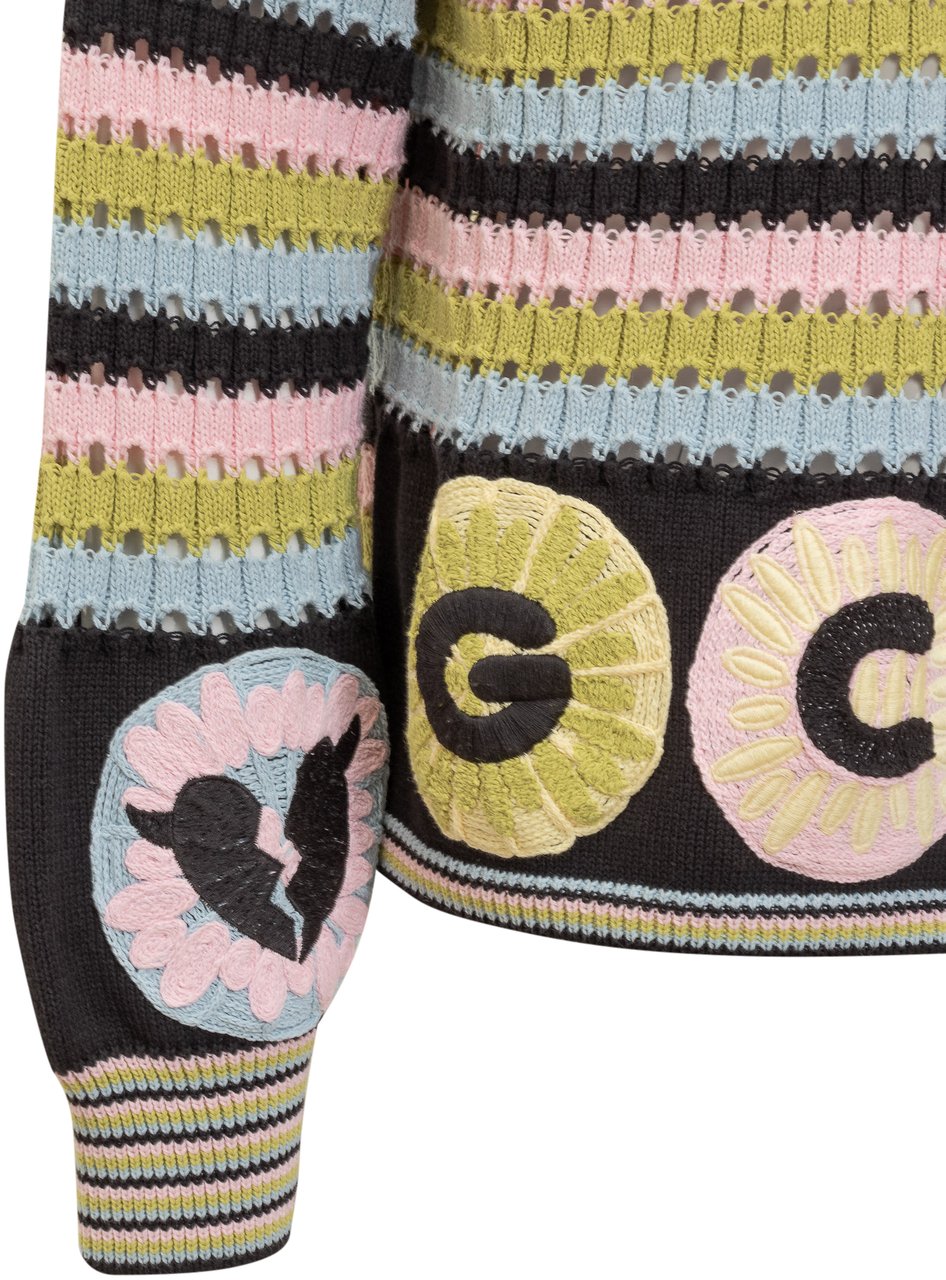 GCDS Maglione in Crochet Divers