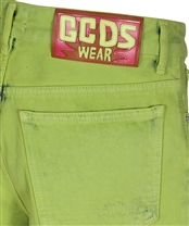 GCDS Denim bermuda shorts Groen