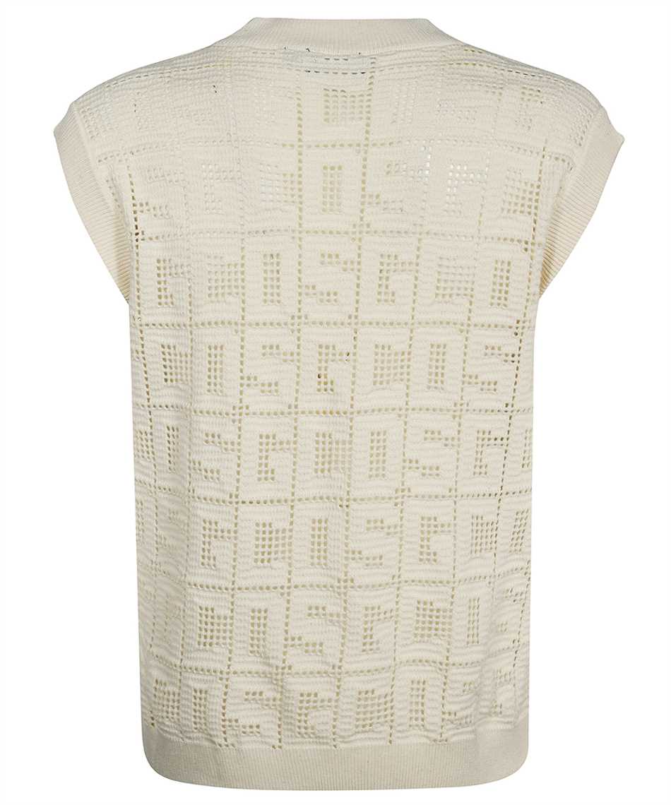 GCDS Knitted vest Wit