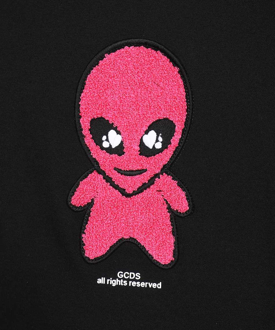 GCDS Cotton T-shirt Zwart