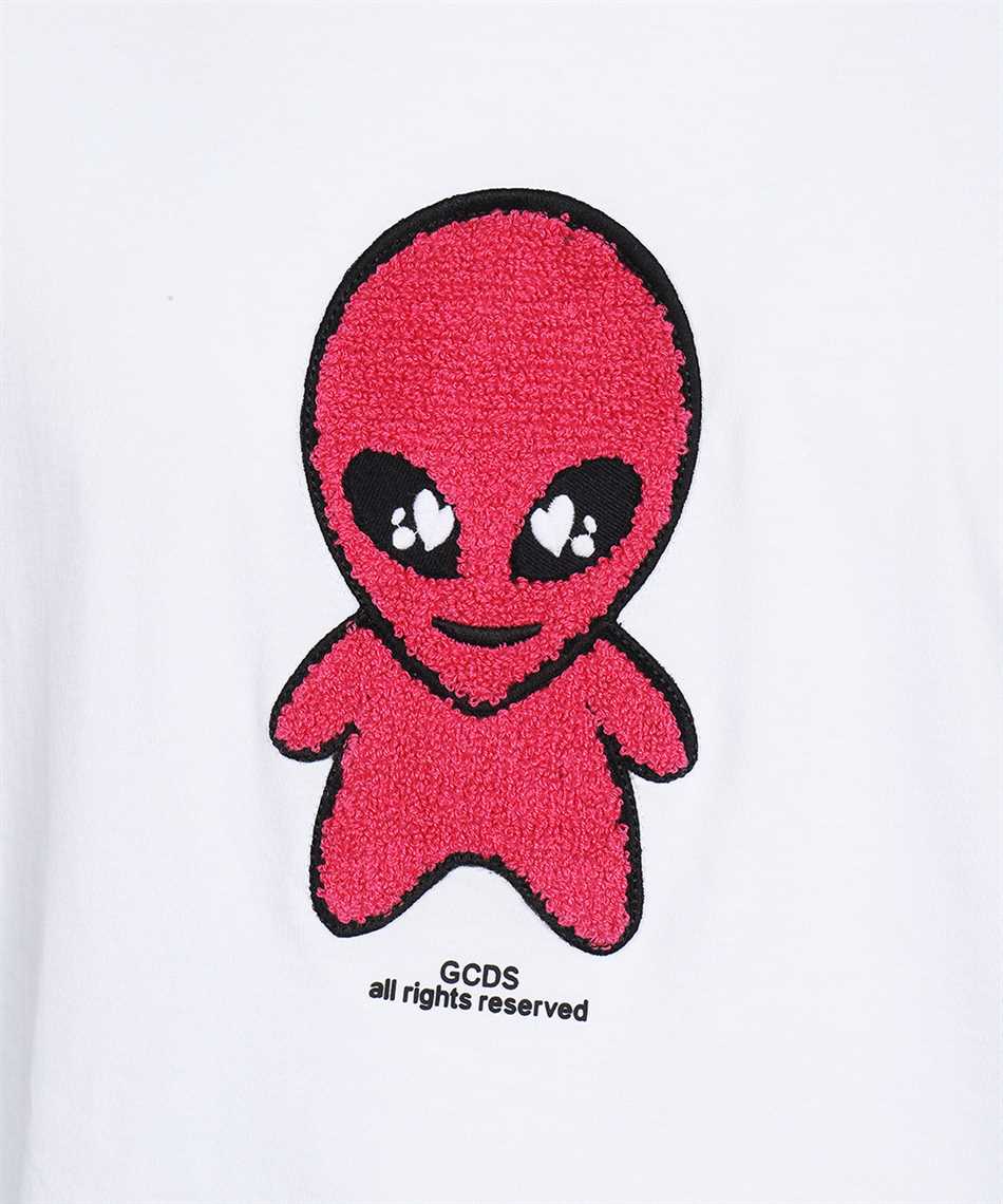 GCDS Cotton T-shirt Wit