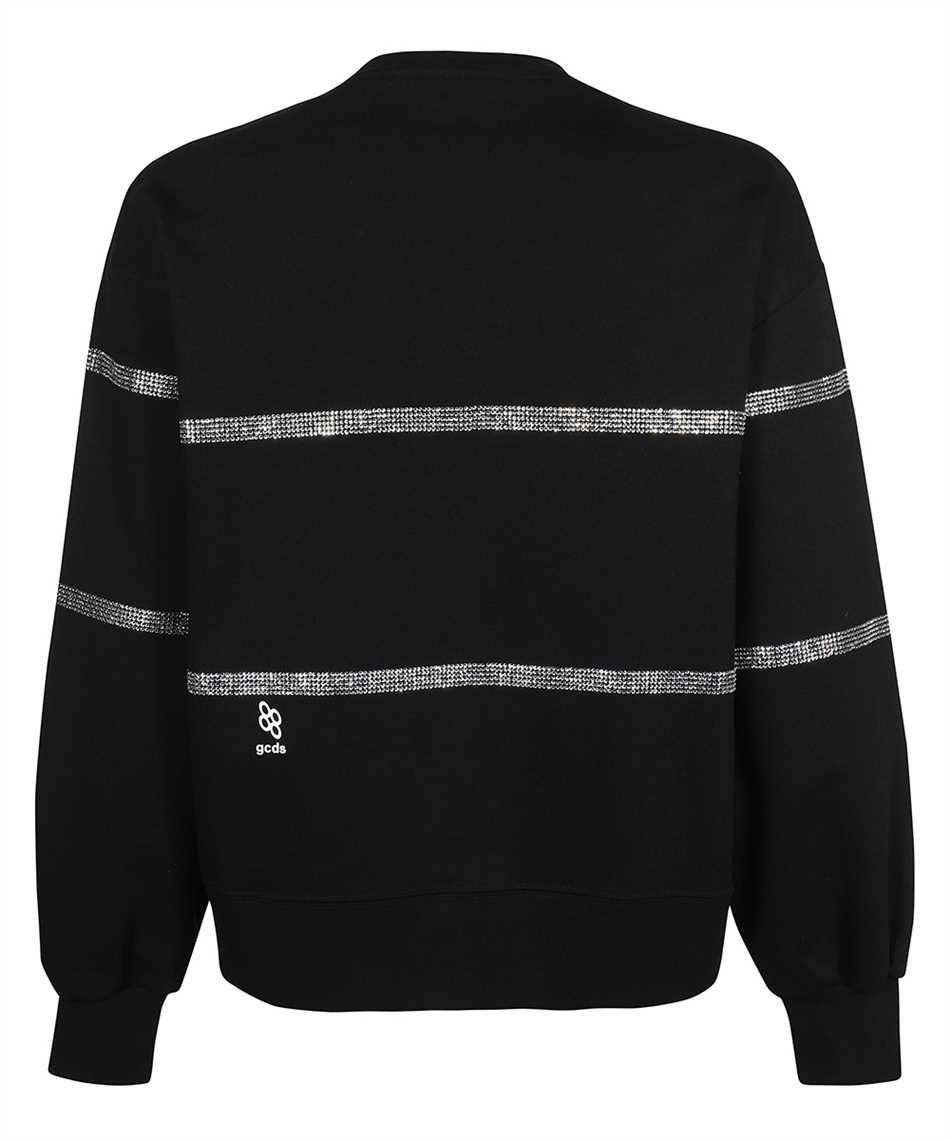 GCDS Cotton sweatshirt Zwart