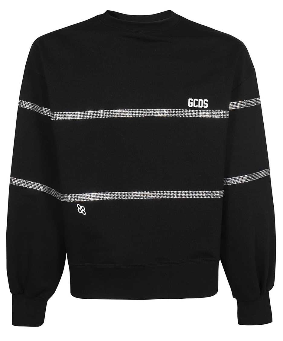 GCDS Cotton sweatshirt Zwart