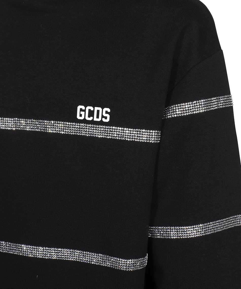 GCDS Cotton sweatshirt Zwart