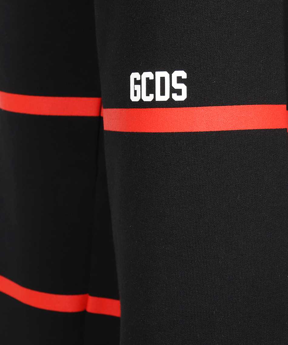 GCDS Drawstring waist track pants Zwart