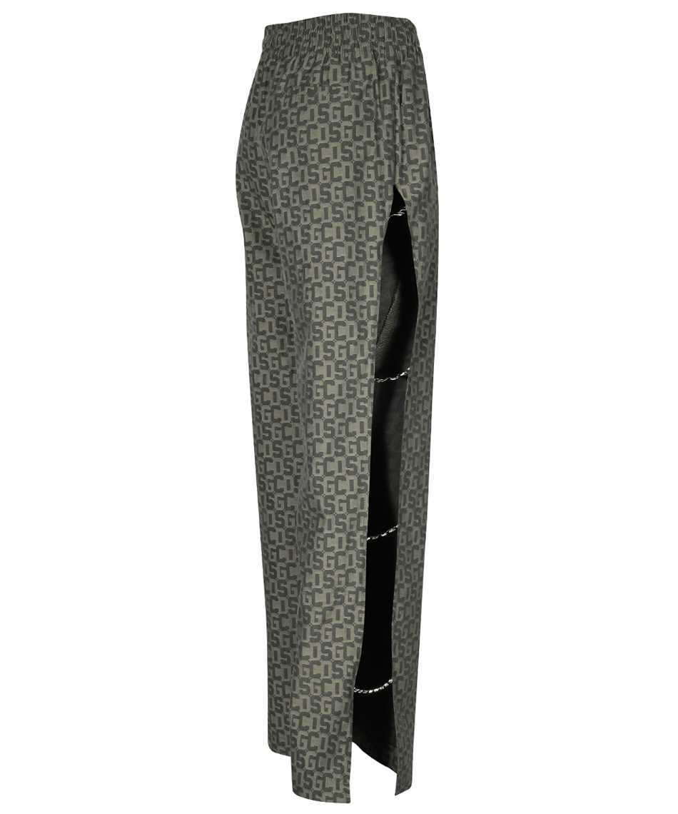 GCDS Cotton trousers Groen