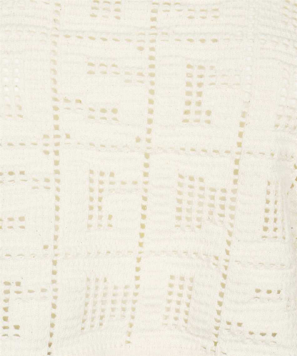 GCDS Knitted crop top Neutraal