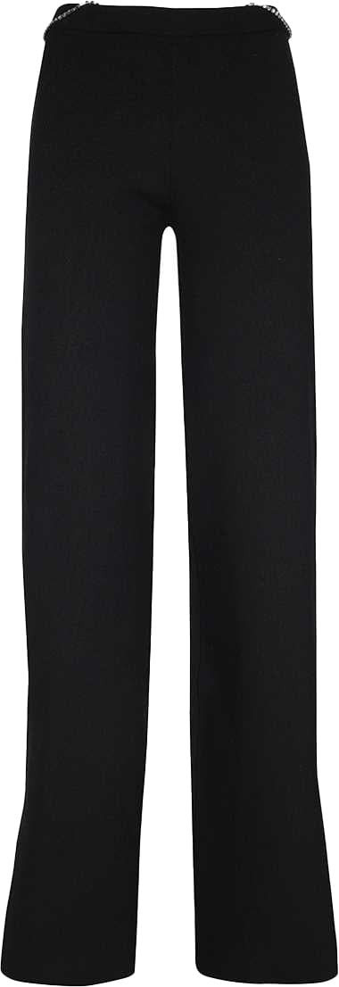 GCDS Knitted trousers Zwart