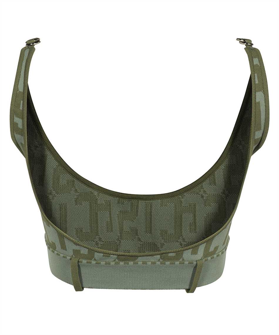 GCDS Knitted crop top Groen