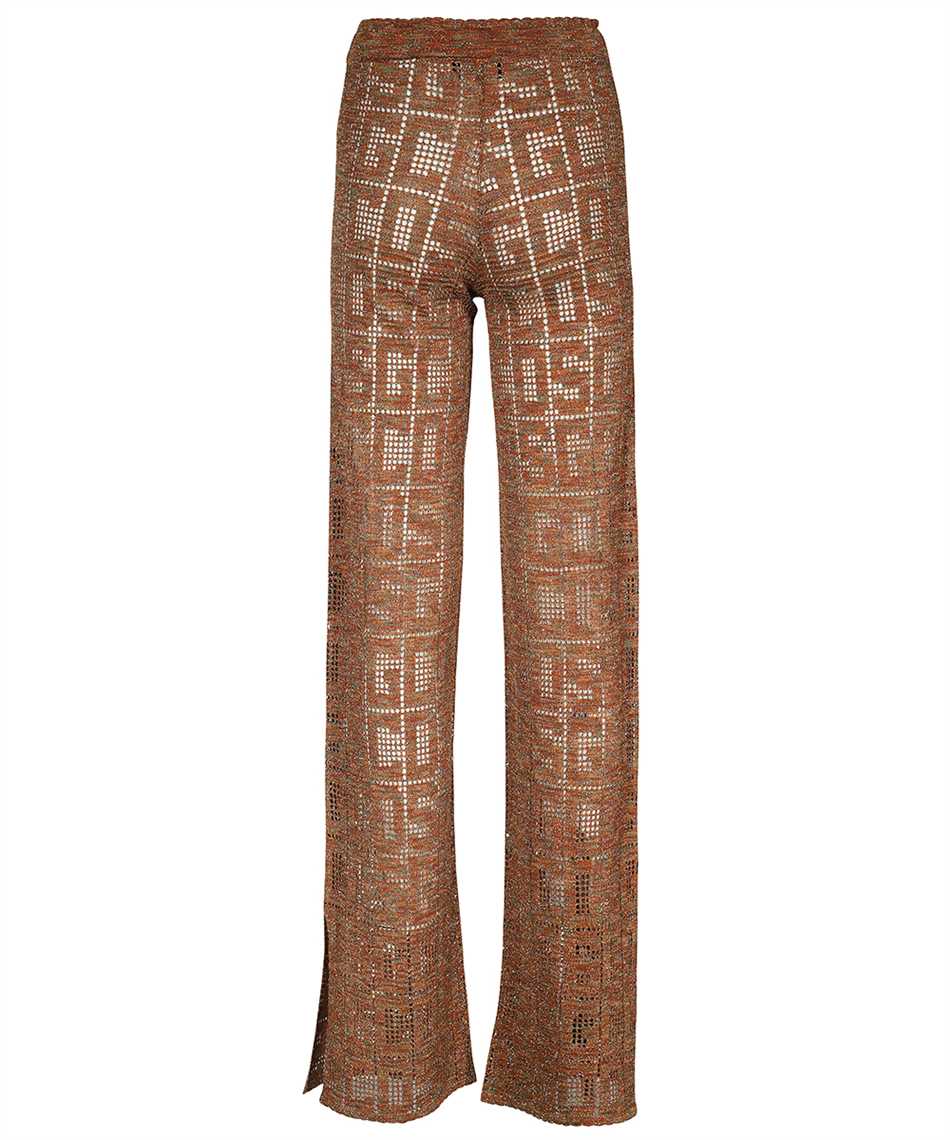 GCDS Knitted trousers Bruin