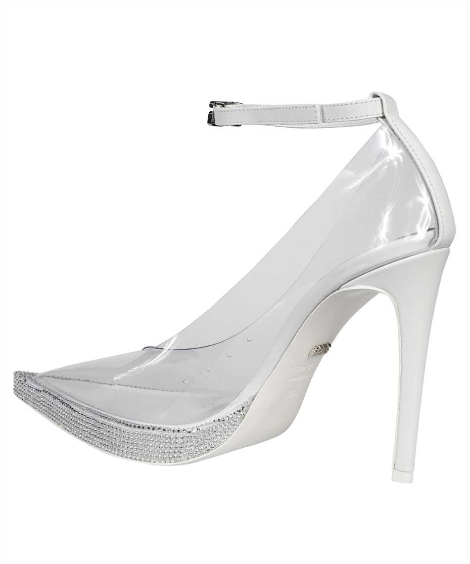 GCDS Pointy-toe pumps Wit