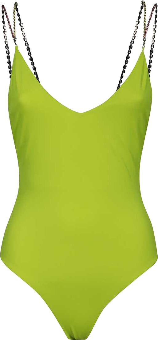 GCDS One-piece swimsuit Groen