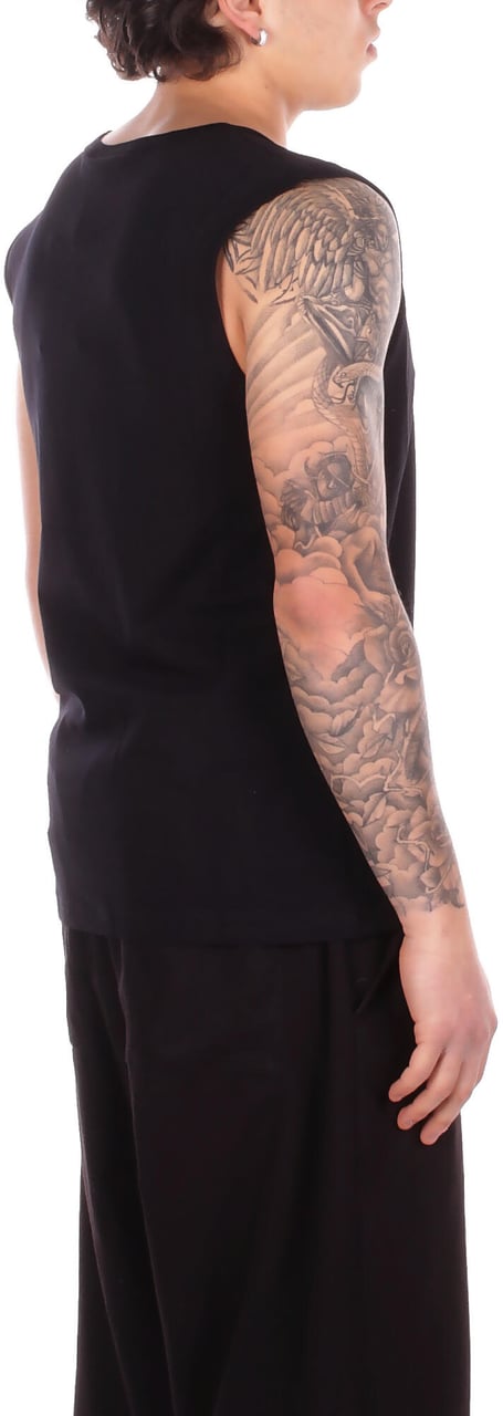 GCDS T-Shirts And Polos Black Zwart