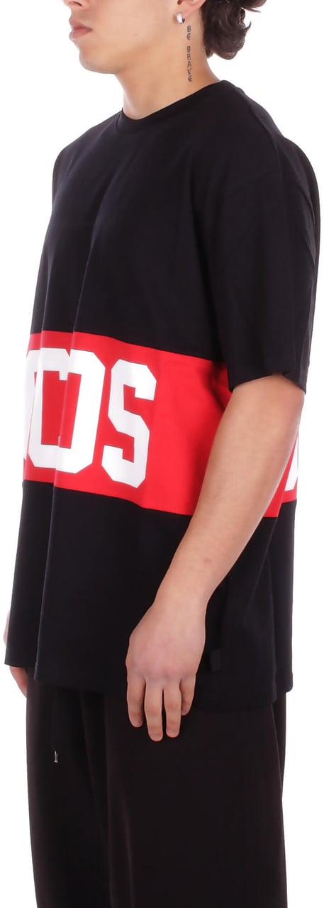 GCDS T-Shirts And Polos Black Zwart