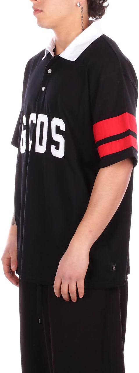 GCDS T-Shirts And Polos Black Zwart