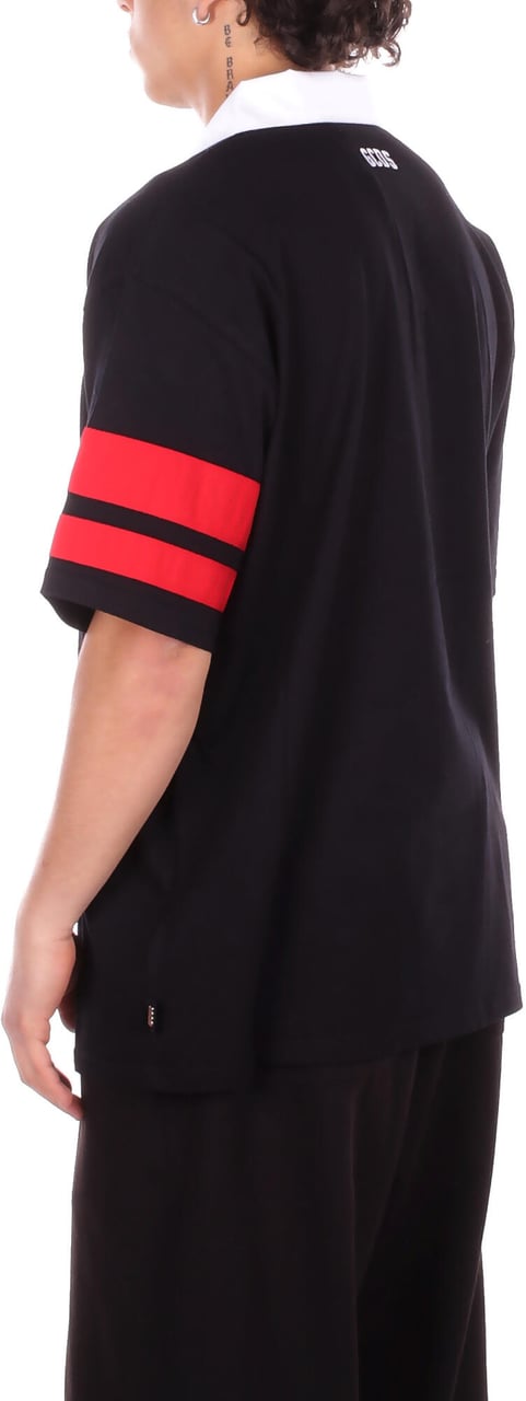 GCDS T-Shirts And Polos Black Zwart