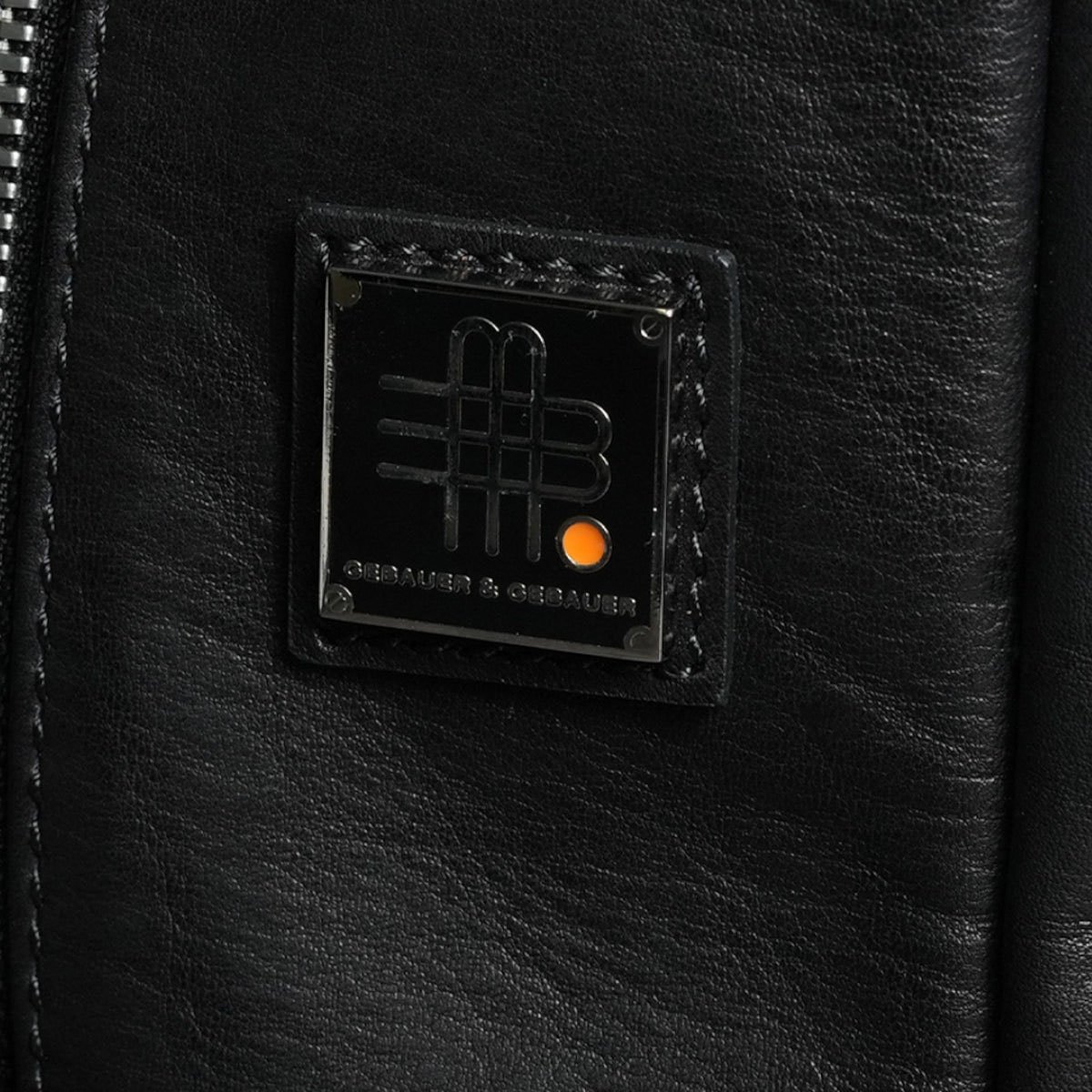 Gebauer & Gebauer The ICONIC WEEKENDER BAG - the one for a lifetime - 100% super soft leather outside and inside Zwart