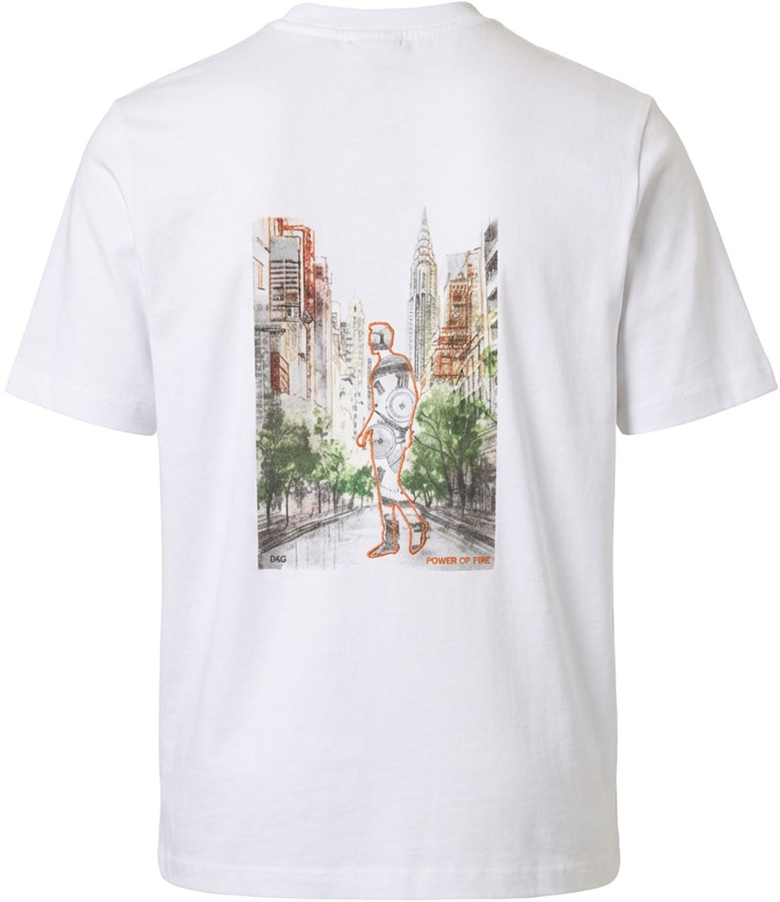 Gebauer & Gebauer POWER OF TIME T-Shirt Wit