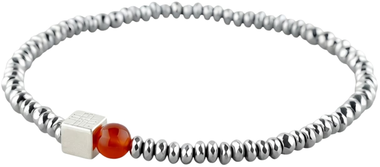 Gebauer & Gebauer Bracelet TITAN - 925 sterling silver Zwart