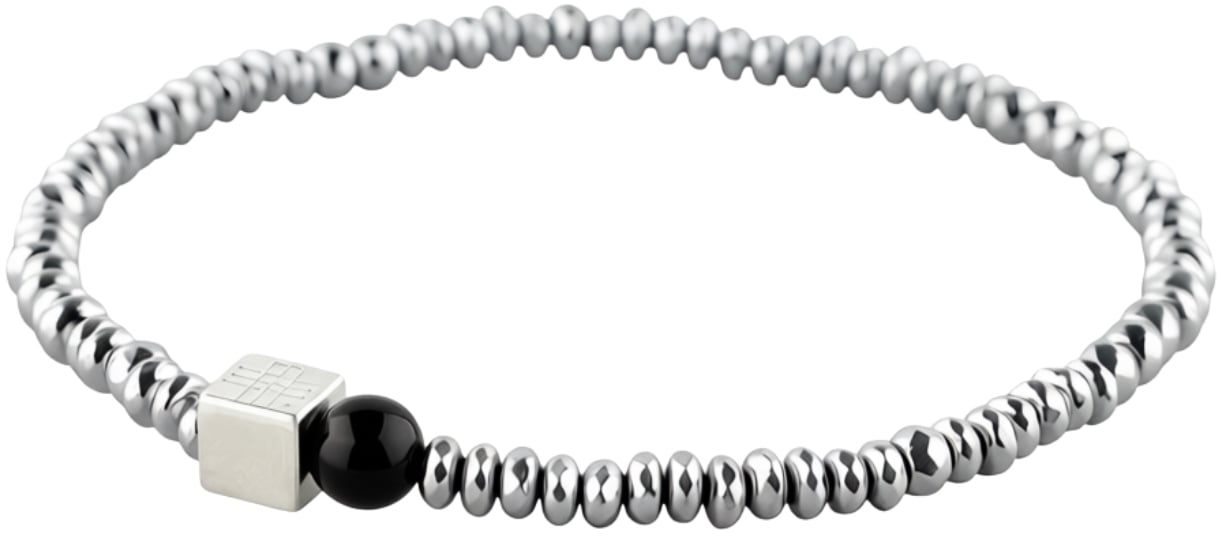Gebauer & Gebauer Bracelet TITAN - 925 sterling silver Zwart
