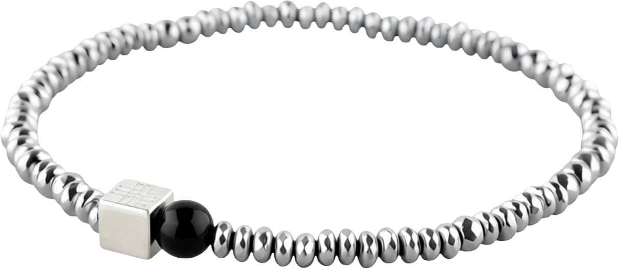 Gebauer & Gebauer Bracelet TITAN - 925 sterling silver Zwart