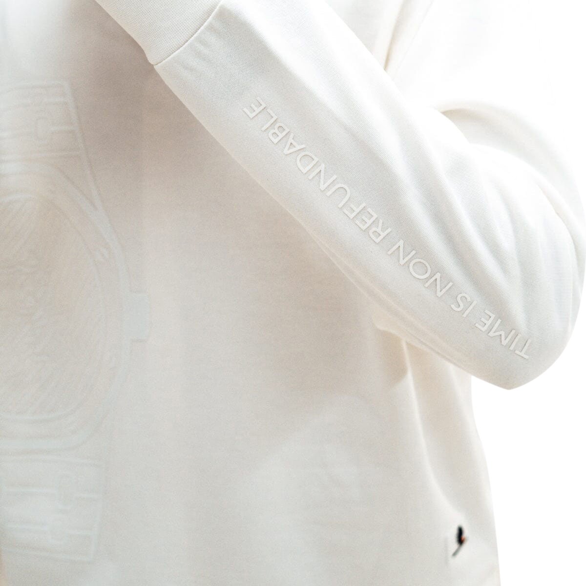 Gebauer & Gebauer The ICONIC “TIME” HOODIE Wit