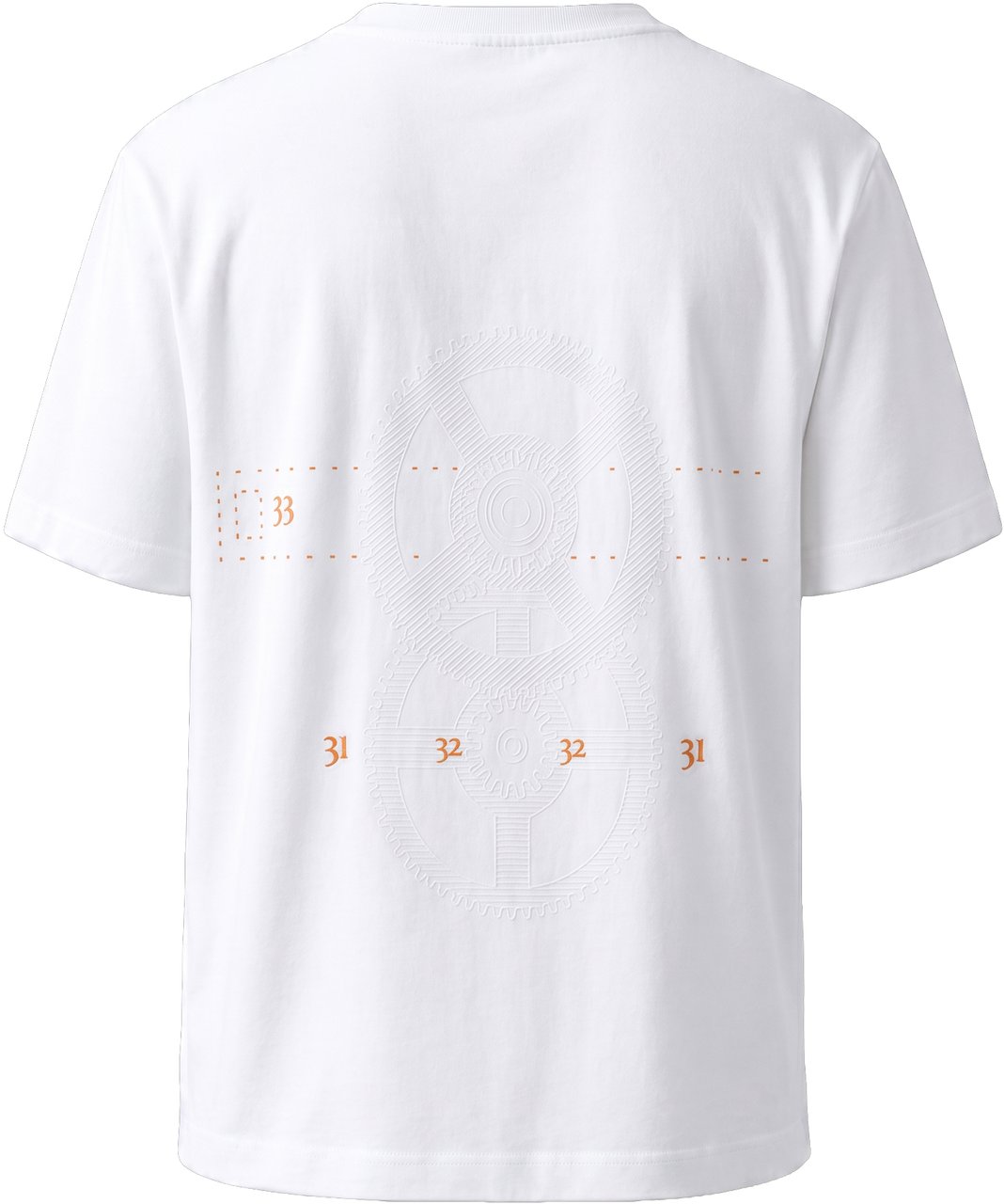 Gebauer & Gebauer The ICONIC “TIME” T-SHIRT Wit
