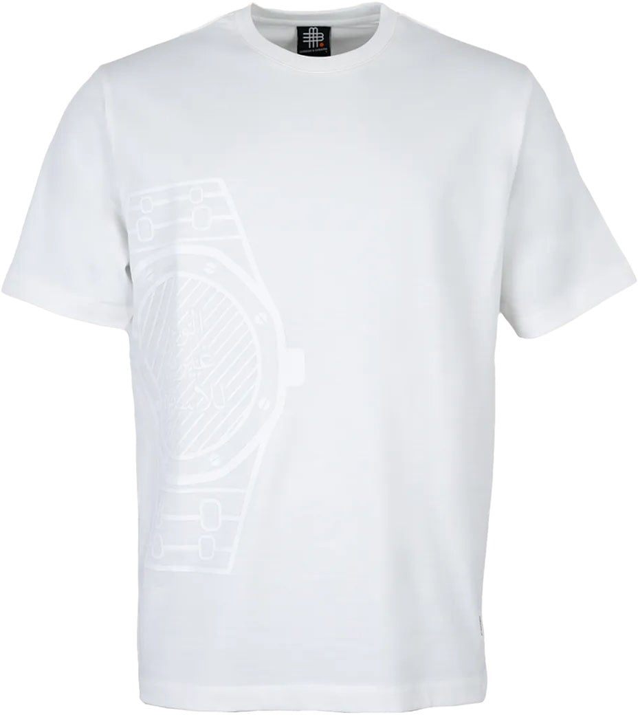 Gebauer & Gebauer The ICONIC “TIME” T-SHIRT Wit
