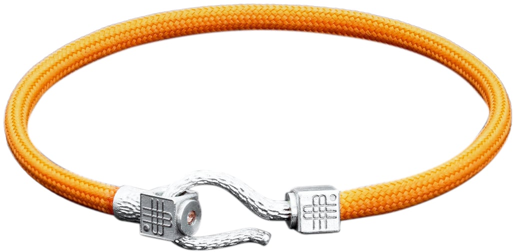 Gebauer & Gebauer Bracelet  ORANGE SEA - 925 sterling silver with an orange topaz Zilver