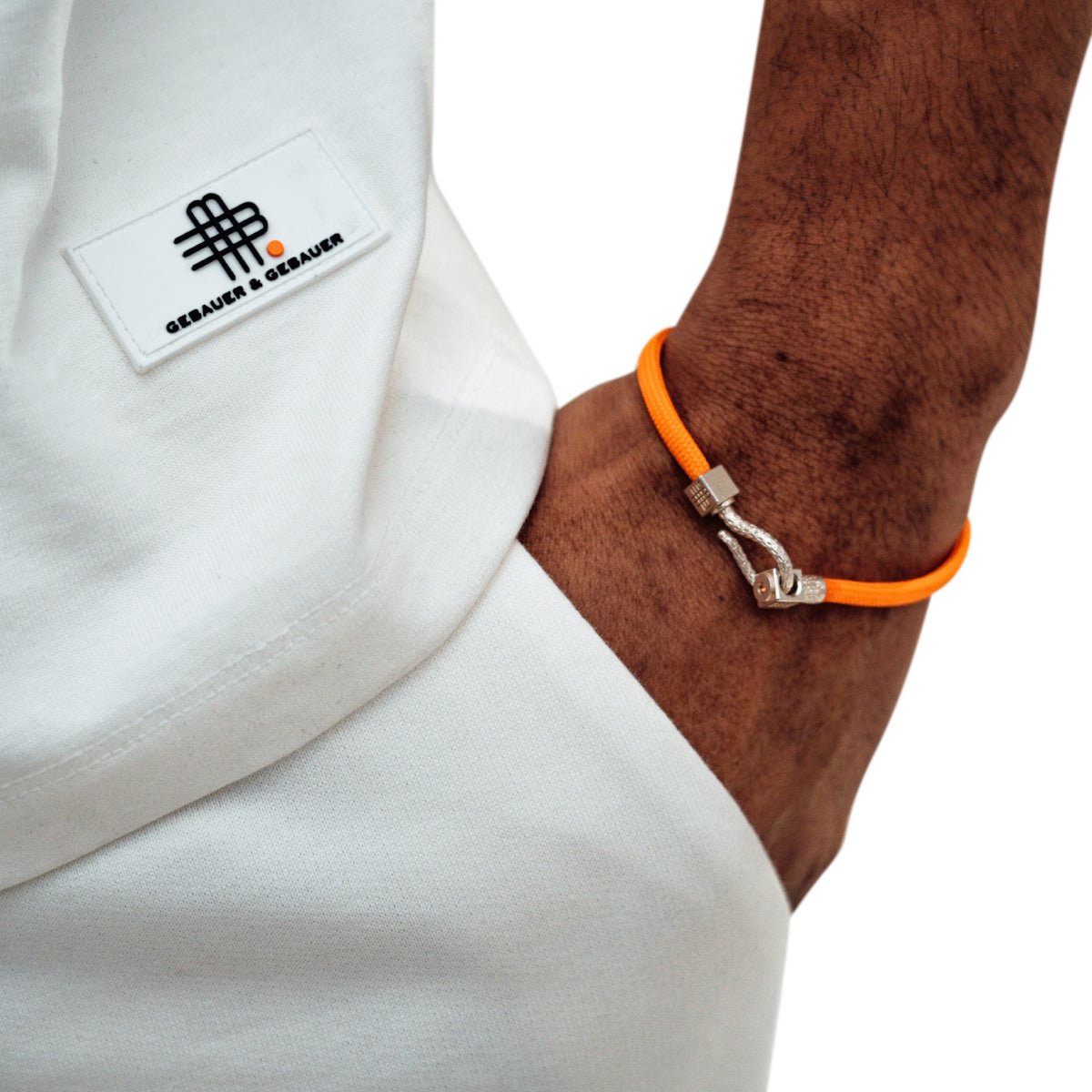 Gebauer & Gebauer Bracelet  ORANGE SEA - 925 sterling silver with an orange topaz Zilver