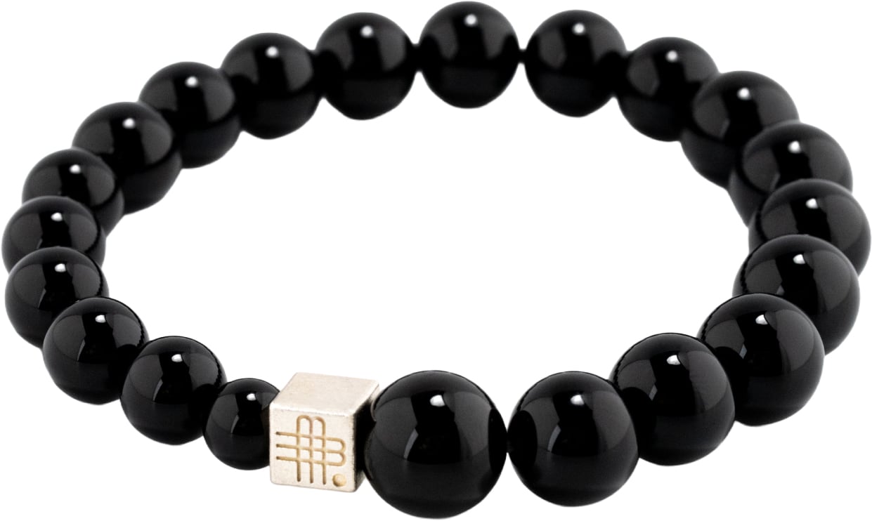 Gebauer & Gebauer Bracelet OURBOROUS - the TIMELESS PIECE or the HERO for everyday - 925 sterling silver Zwart