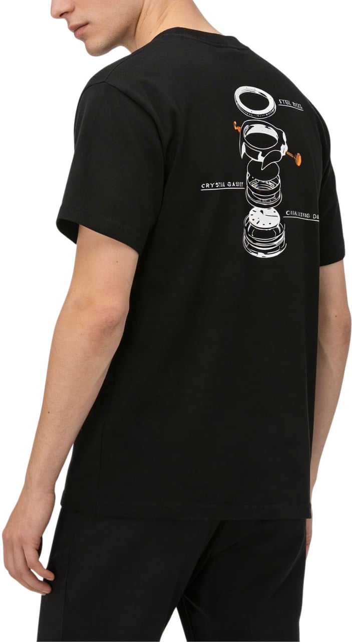Gebauer & Gebauer ELEMENTS T-Shirt Zwart