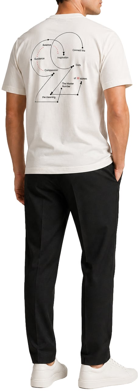 Gebauer & Gebauer MASTER NUMBER T-Shirt Wit