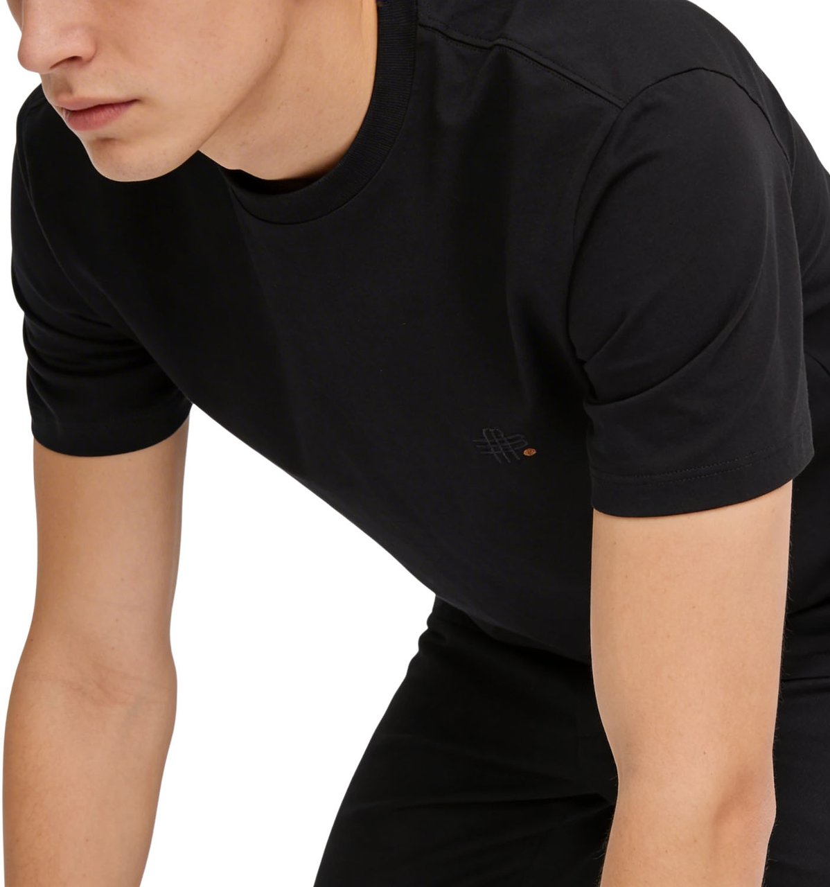 Gebauer & Gebauer The LUXURY Basic T-Shirt - Black Zwart