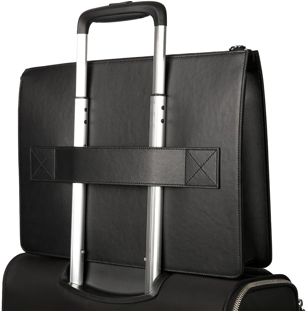 Gebauer & Gebauer The „SUPREME“ business bag - black Zwart
