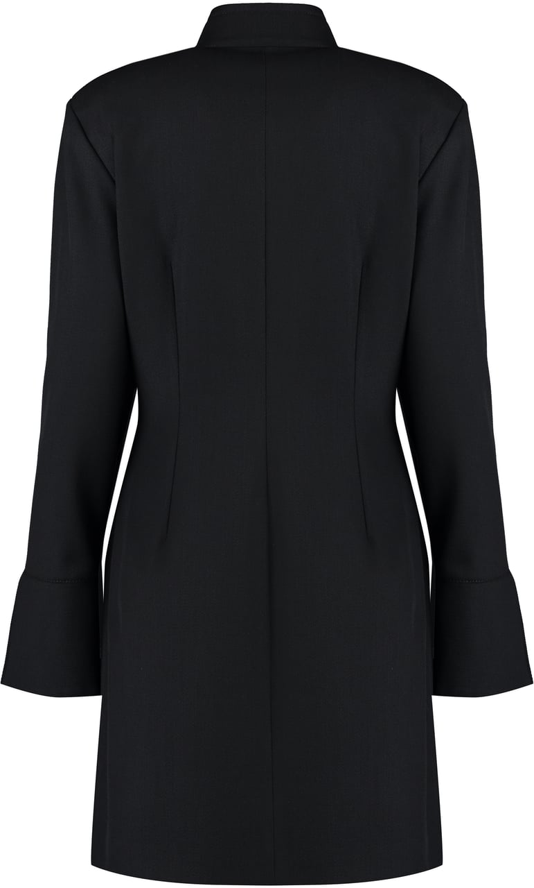 Genny Wool-blend dress Zwart